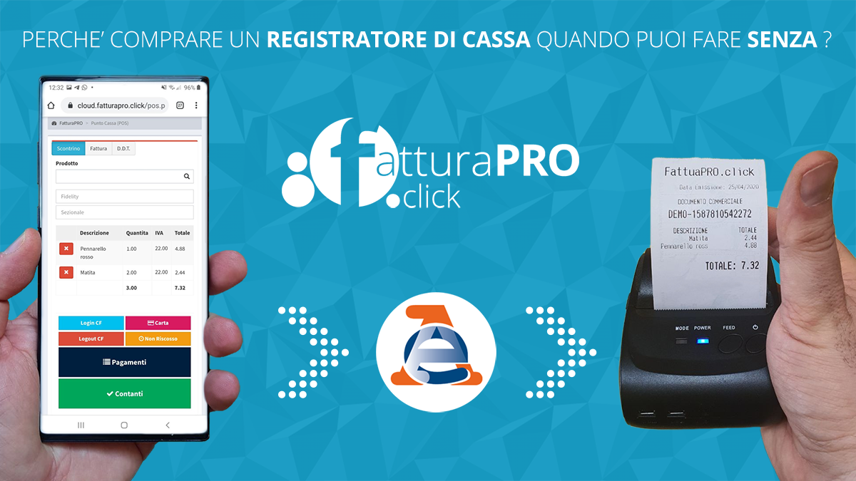 Corrispettivi Telematici senza Registratore di Cassa